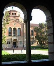 View of Campus through Stone Archway